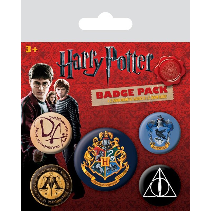 Pyramid international Harry Potter Ansteck-Buttons 5er-Pack