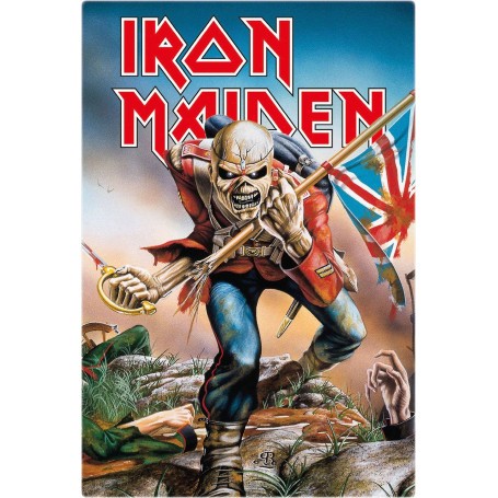 Iron Maiden Blechschild Trooper 20 x 30 cm 