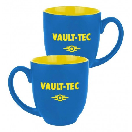 Fallout Tasse Vault-Tec Logo Blue/Yellow 