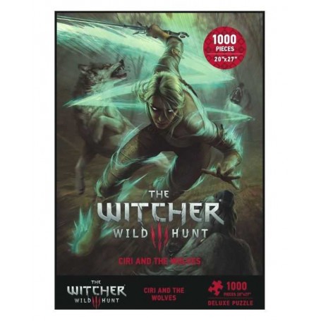 Witcher 3 Wild Hunt Puzzle Ciri und die Wölfe 