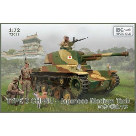Typ 3 Chi-Nu Japanisches Medium Tank Modellbausatz