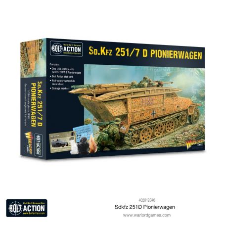 Sd.Kfz 251 D Pionierwagen Figurenspiele: Erweiterungen und Kisten mit Figuren