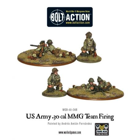 30 Cal MMG-Team der US-Armee Figurenspiele: Erweiterungen und Kisten mit Figuren