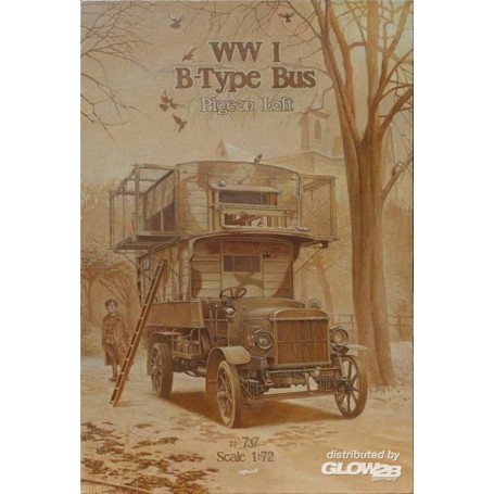 Type B WWI Bus Pigeon Loft Modellbausatz