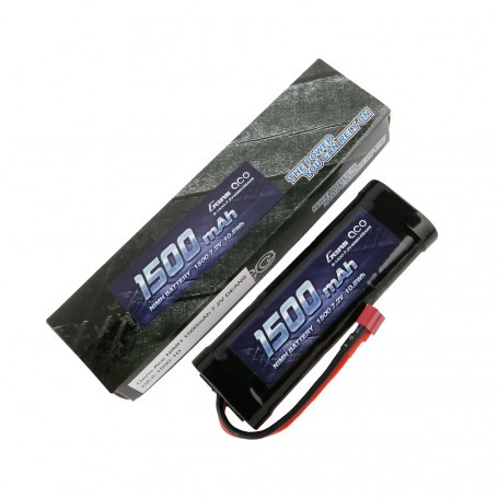 Gens Ace Batterie NiMh 7.2V-1500Mah (Dekane) 135x48x25mm 242g 