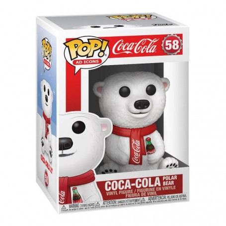 Coca-Cola POP! Anzeigensymbole Vinylfigur Coca-Cola Eisbär 9 cm Pop Figuren