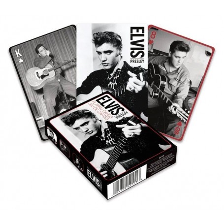 Elvis Presley Schwarz-Weiß-Spielkartenspiel 