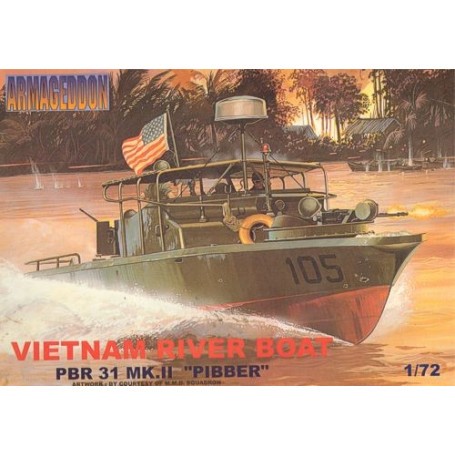 P.B.R. US Navy River Patrol Boat Vietnam Modellbausatz