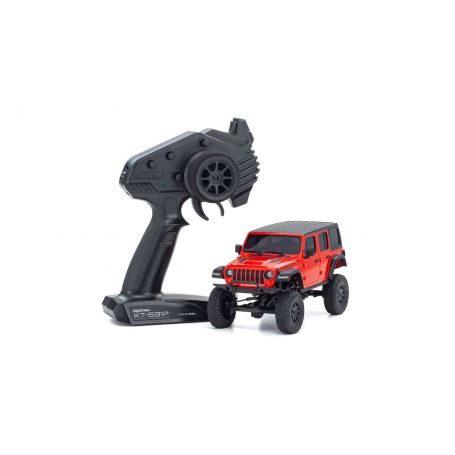 Mini-Z 4X4 MX-01 Jeep Wrangler Rubicon Firecracker Rot (KT531P) RC Auto