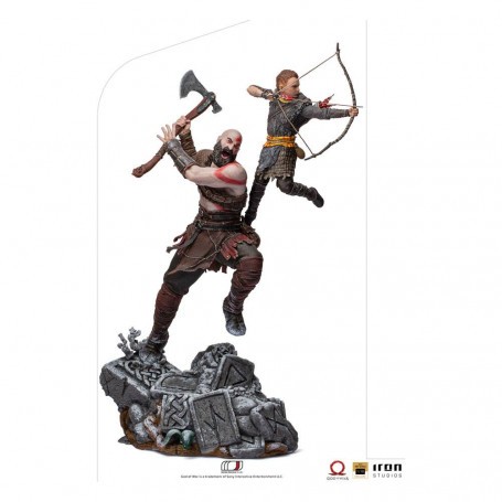 God of War Figur 1/10 BDS Art Scale Kratos & Atreus 34 cm Statuen