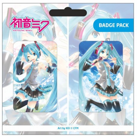 Hatsune Miku Pack 2 Pins Set A 