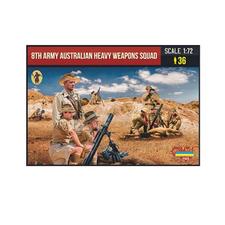 8. Australischer Schwerwaffen-Trupp Figur