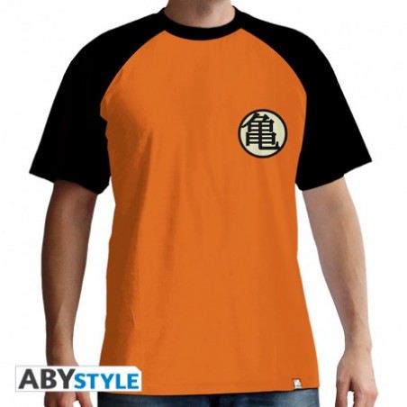 DRAGON BALL - T-Shirt "Kame Symbol" Mann SS orange - Premium 