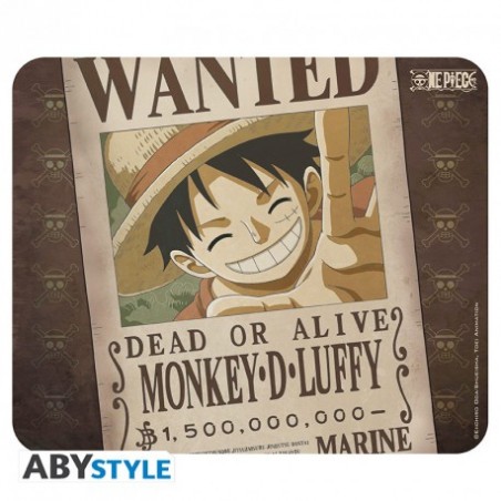 ONE PIECE – Weiches Mousepad – Ruffy Wanted 
