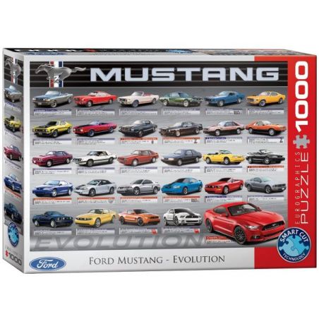 Eurographics Evolution Ford Mustang 1000 Teile Puzzle 