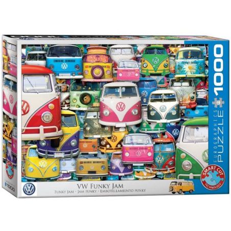 Eurographics VW Bus Funky Jam 1000 Teile Puzzle 