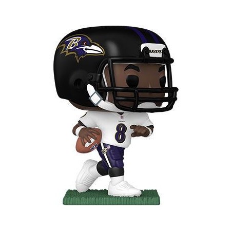 NFL-POP! Sport Vinylfigur Ravens - Lamar Jackson (Away) 9 cm Pop Figuren
