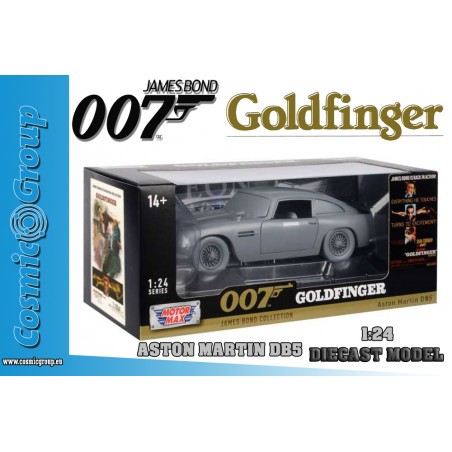 007 GOLDFINGER ASTON MARTIN 1:24 DIECAST Miniatur
