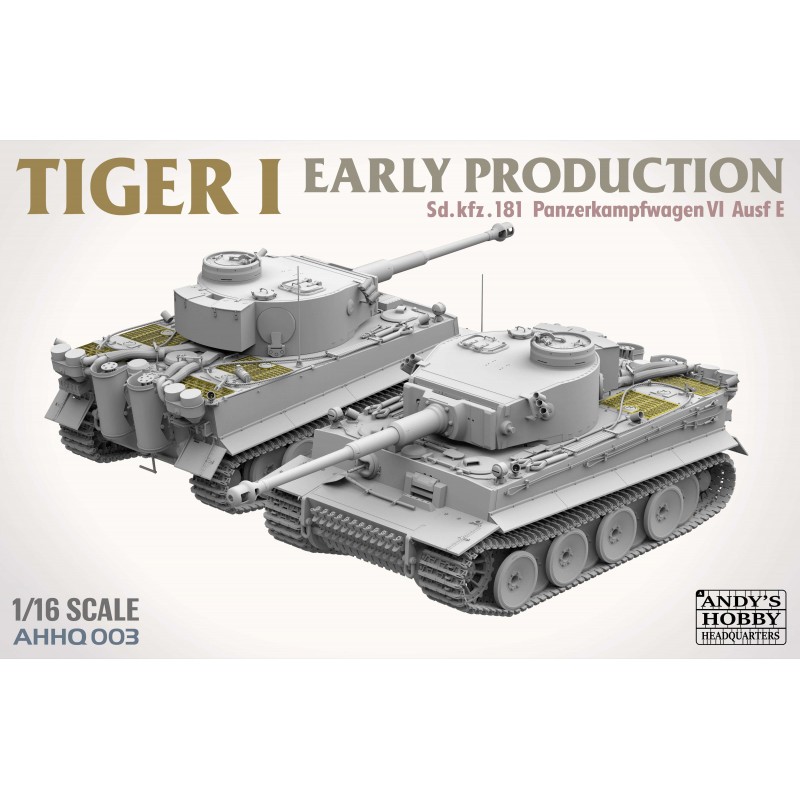 Tiger I Early Pz.Kpfw. VI Ausf. E (1:16) ANDYS HHQ
