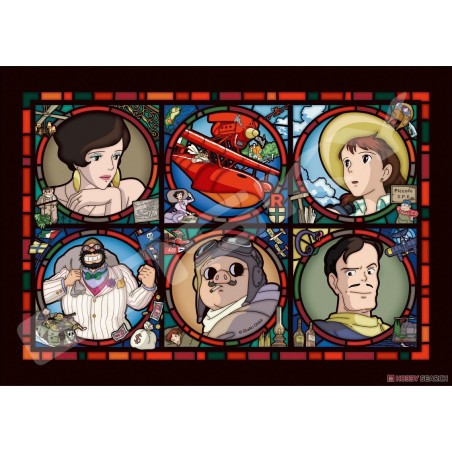PORCO ROSSO 208 PCS STAINED GLASS PUZZLE 