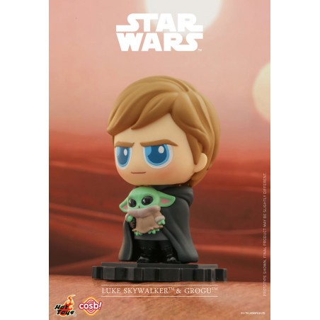 Star Wars: Der Mandalorianer Cosby Luke Skywalker Grogu 8 cm Figurine