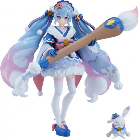 Character Vocal Series 01: Hatsune Miku Figma Snow Miku: Serene Winter Ver. 13cm Figurine