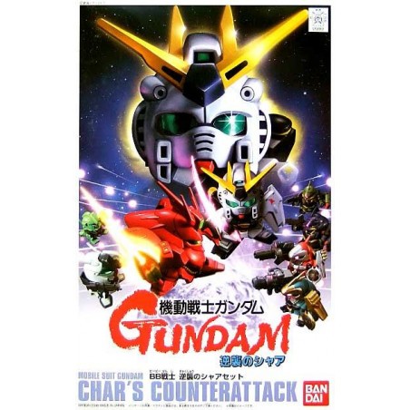 GUNDAM - BB Char's Counterattack Set - Modellbausatz Gunpla