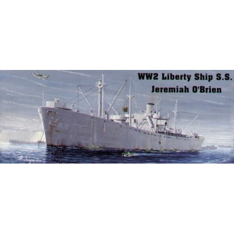 US Liberty Ship Jeremiah O'Brien  (auch mit Wasserlinie-Rumpf-Auswahl)  Modellbausatz