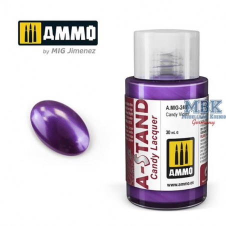 A-STAND Candy Violet - 30ml Enamel Paint for airbr Modellbau-Farbe