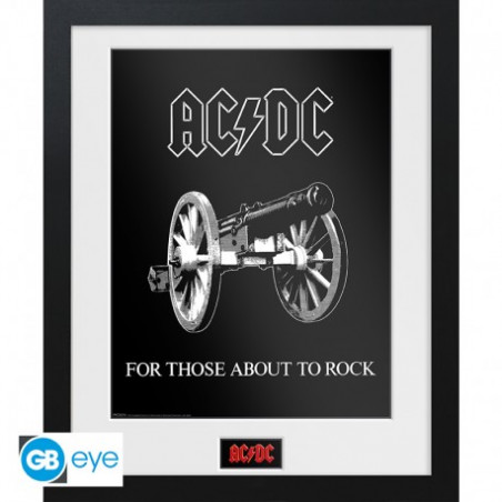 AC/DC - "For Those About to Rock" Framed Print (30x40) 