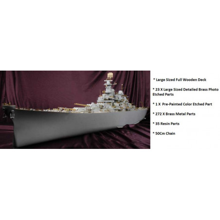 USS IOWA DELUXE PACK Modellbausatz