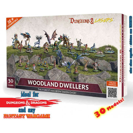 Dungeons & Lasers - Woodland Dwellers Brettspiele und Zubehör