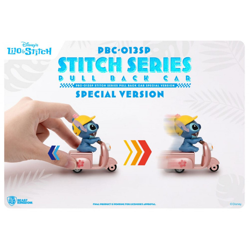 Beast kingdom toys Spielzeug Lilo & Stitch Pull Back Car Series pack 6  friction
