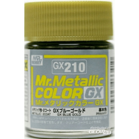 Mr Hobby -Gunze Mr. Metallic Color GX (18 ml) Blue Gold 