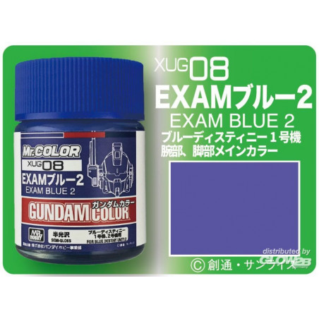 Mr Hobby -Gunze Gundam Color (18 ml) Exam Blue II 