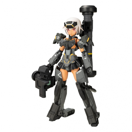 Frame Arms Girl figure Plastic Model Kit Gourai-Kai (Black) with FGM148 Type Anti-Tank Missile 16 cm