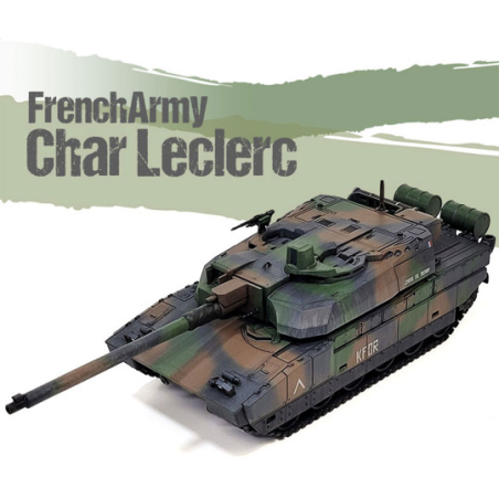 Plastic model of French Leclerc tank 1:72 Modellbausatz 