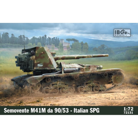 IBG MODELS: 1/72; Semovente M41M da 90/53 - Italian Selfpropelled Gun Modellbausatz 