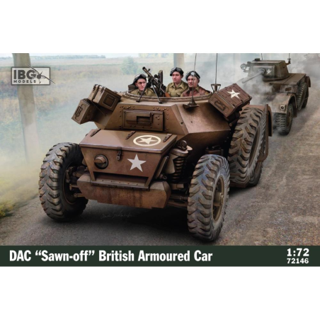 IBG MODELS: 1/72; DAC "Sawn-off" British Armoured Car Modellbausatz 