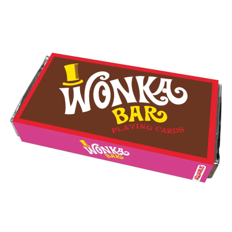 Wonka playing card game Willy Wonka Bar Premium 