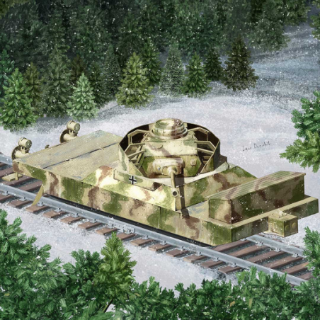 Kunststoffmodell des deutschen Panzerjägerwagens Vol.1 im Maßstab 1:72 Modellbausatz 