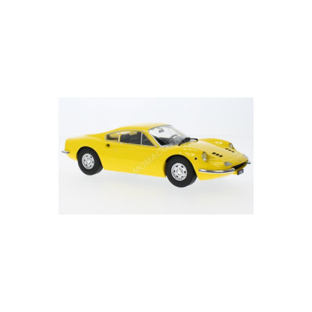 FERRARI DINO 246 GT 1969 JAUNE Miniatur 
