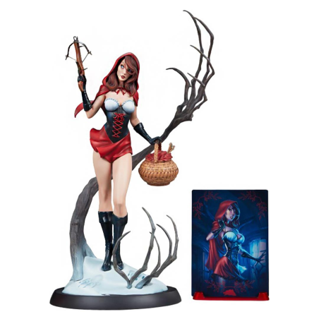 Sideshow Collectibles J Scott Campbell - Red Riding Hood Statue Figurine 