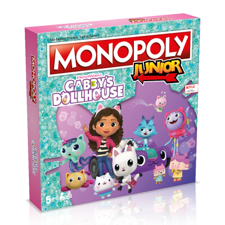 Winning Moves Gabby's Dollhouse English - Monopoly Junior 