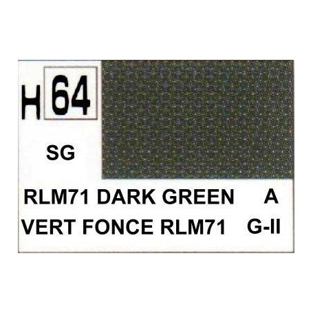 H064 RLM 71 Dunkelgrün seidenmatt Modellbau-Farbe