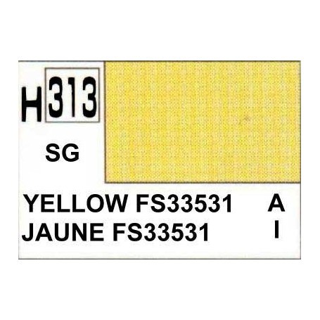 H313 Gelb FS33531 Halbmatt Modellbau-Farbe