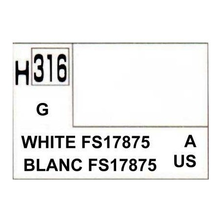 H316 Weiß FS17875 glänzend  Modellbau-Farbe