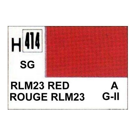 H414 Rot RLM 23 halbmatt  Modellbau-Farbe