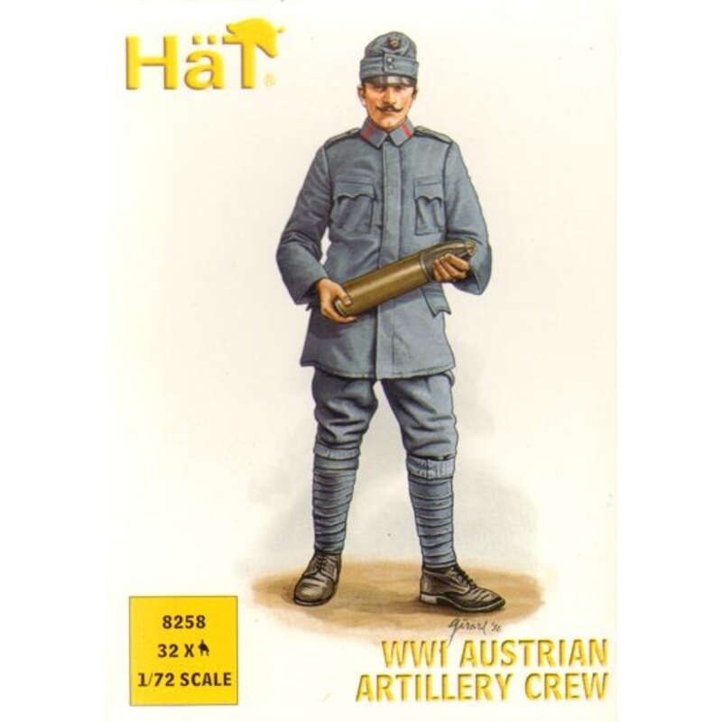 WWI Österreicher-Artillerie-Besatzung
