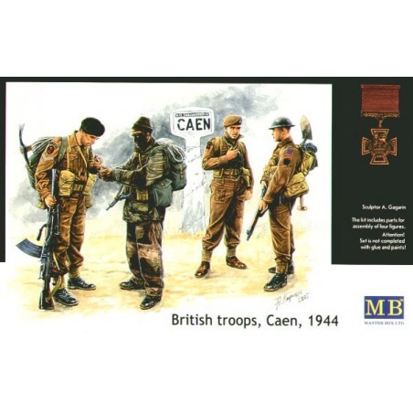 Britische Truppen Caen 1944 Master Box